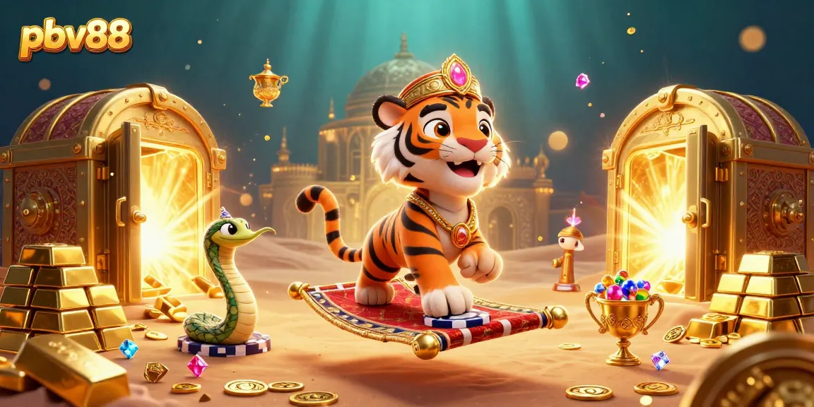 Experience exciting gameplay with PBV88's casino adventures, featuring treasure-filled riches and dynamic characters.