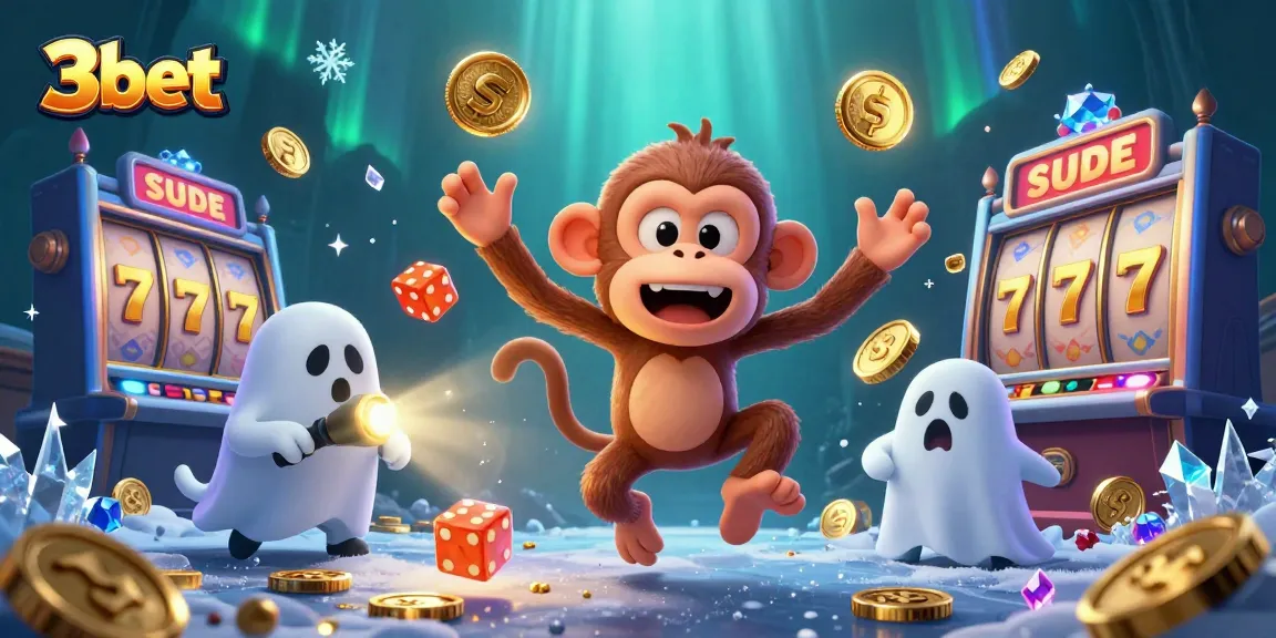Engage with thrilling jackpot adventures at 3bet as the mischievous poltergeist monkey juggles casino treasures.