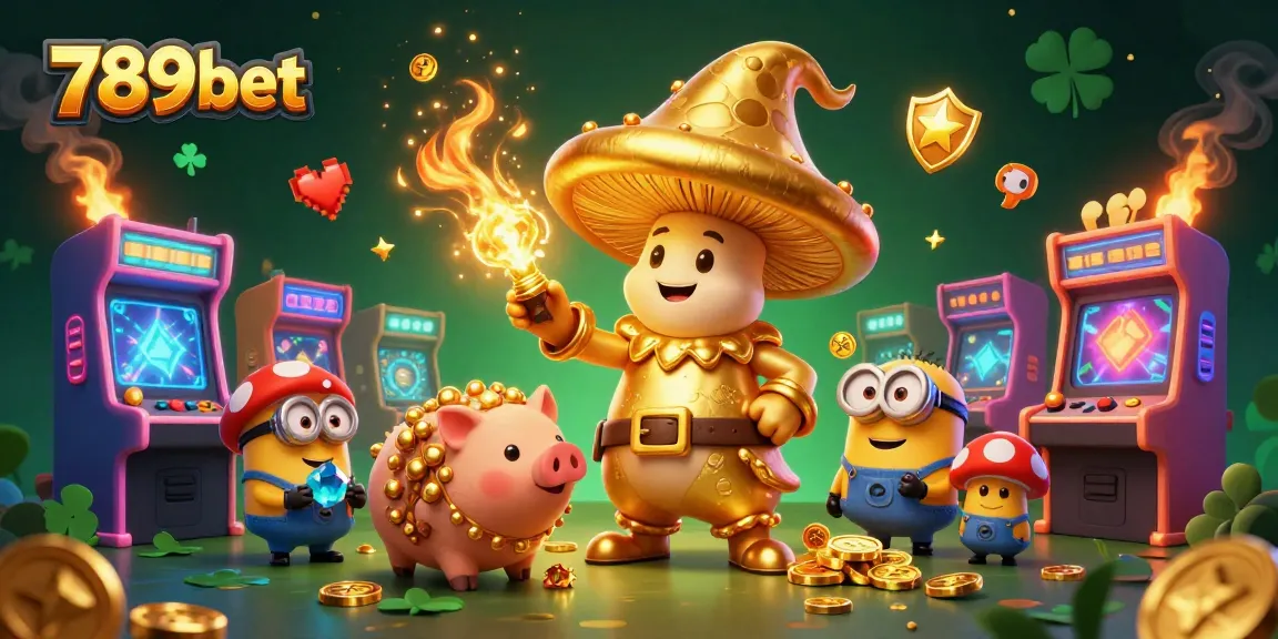 Experience the thrill of 789bet with an animated scene featuring magical treasures and vibrant gameplay.