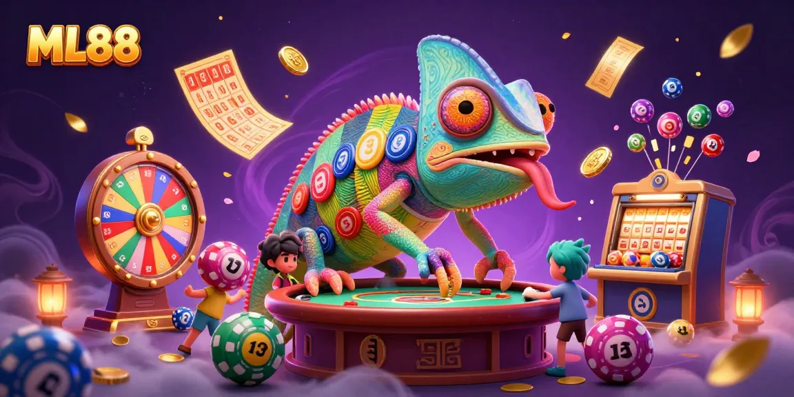 Experience thrilling gameplay at ML88 with vibrant characters and exciting casino elements.