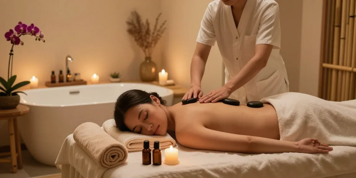 Experience relaxation and rejuvenation with ALO8's luxurious spa treatments including massage therapy and skincare routines.