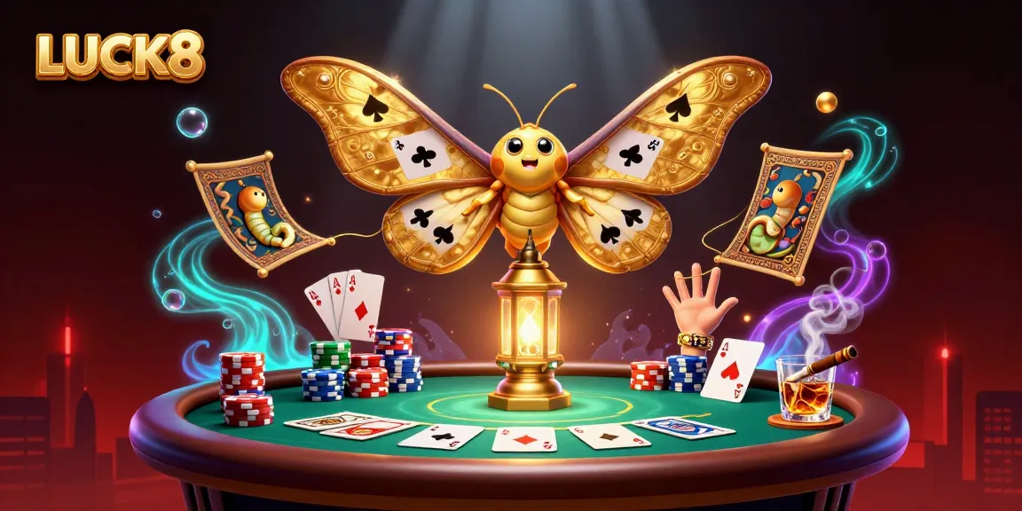 Experience thrilling gameplay with LUCK8, showcasing a vibrant casino scene alive with excitement.