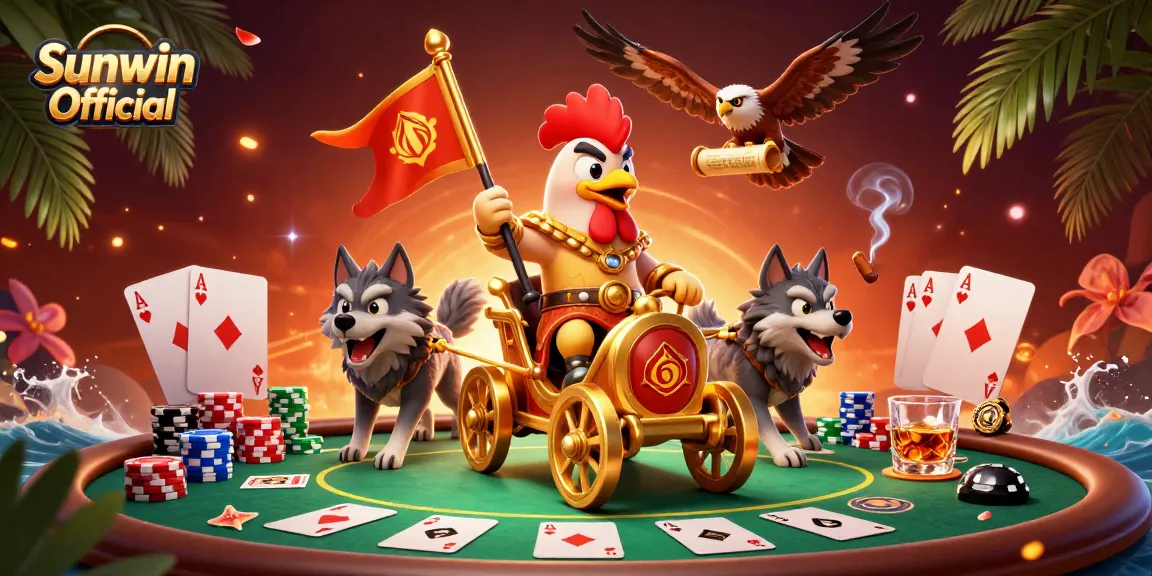 Engage with Sunwin Official games featuring vibrant 3D characters and immersive gambling elements.