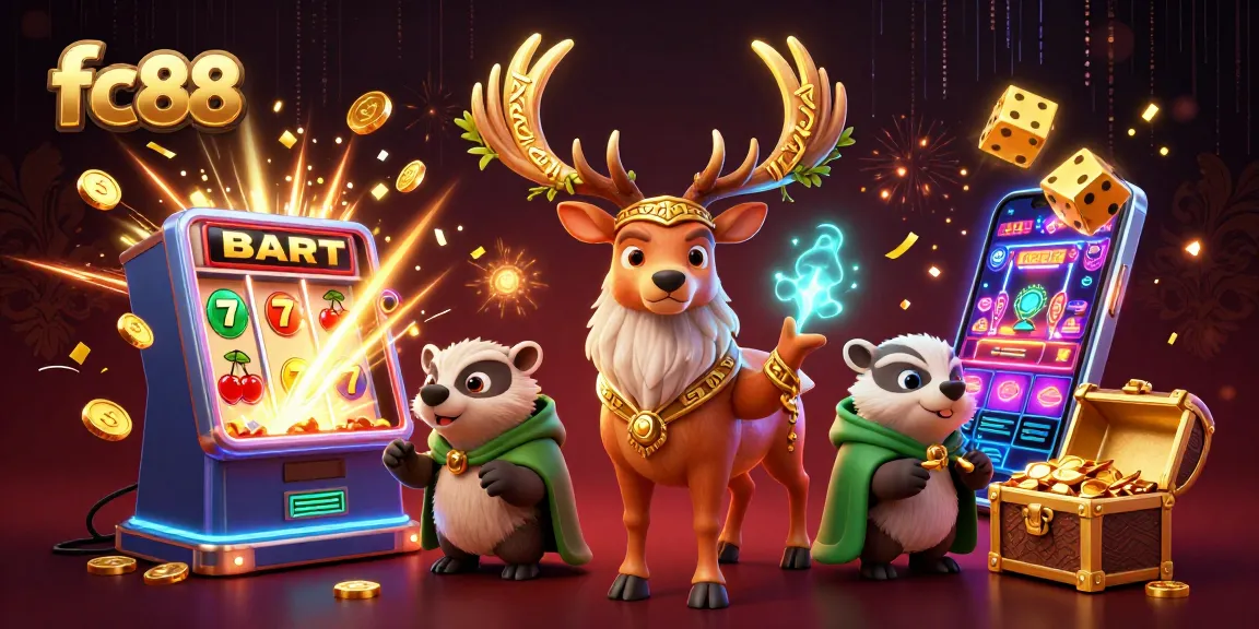 Spin to win with fc88 in a vibrant slots scene filled with excitement and fortune!