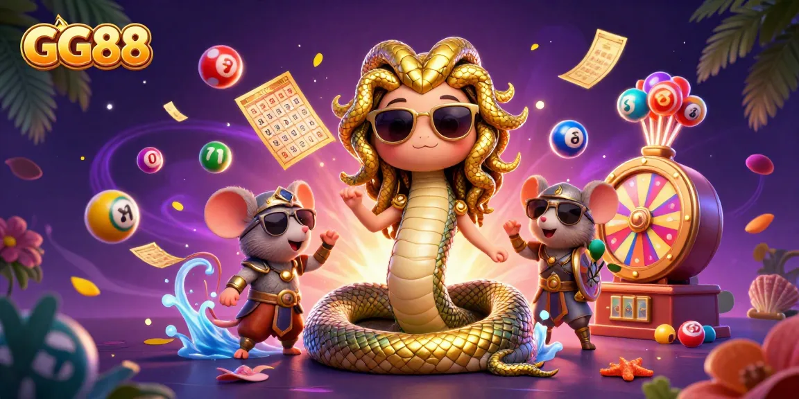 Play exciting games at GG88, featuring lively characters and dynamic lottery elements.
