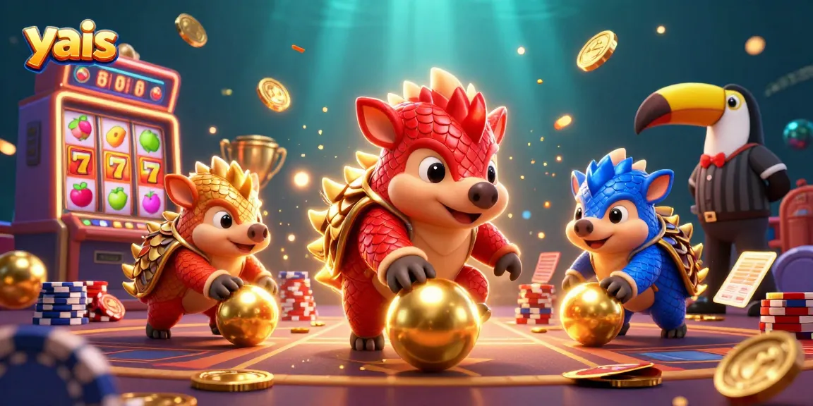 yais invites players to slot through competitive pangolin rivals in a vibrant casino scene