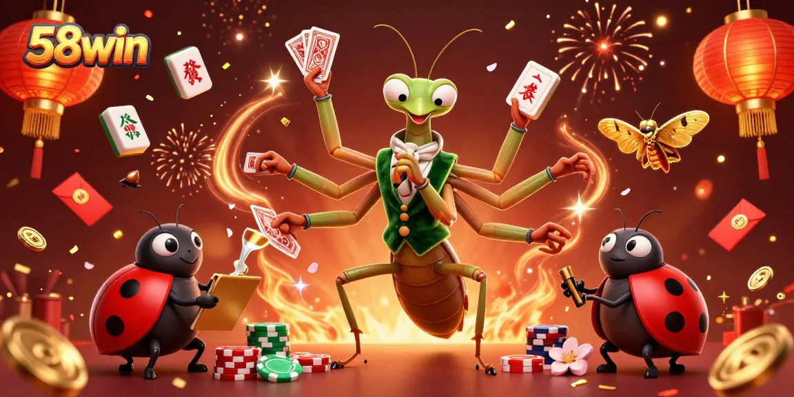 Engage in thrilling gaming at 58win with vibrant card games and festive elements.